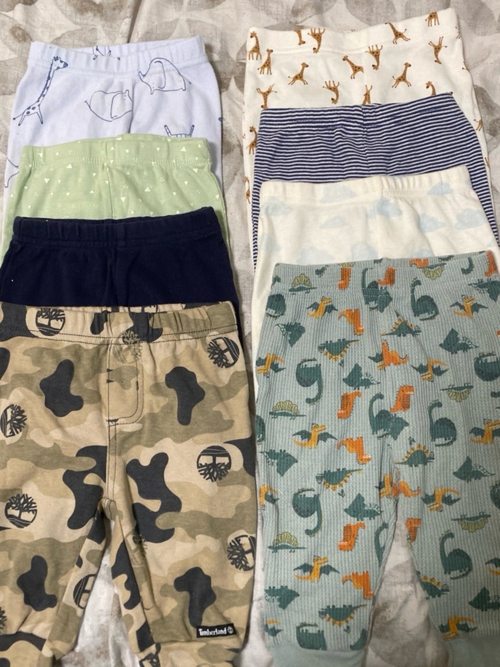 Baby boy pants 0-3 months 8 pack